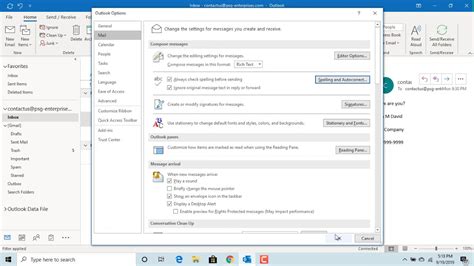 grammar check in outlook|spell check outlook 365.